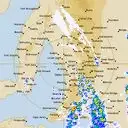 Live Adelaide Weather Radar - 128km - Rain Rate