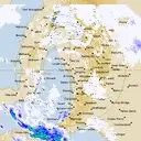 Live Adelaide Weather Radar - 128km - Rain Rate