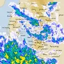 Live Adelaide Weather Radar - 128km - Rain Rate