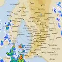 Live Adelaide Weather Radar - 128km - Rain Rate