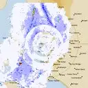 Live Adelaide Weather Radar - 128km - Rain Rate