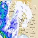 Live Adelaide Weather Radar - 128km - Rain Rate