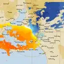 Live Adelaide Weather Radar - 128km - Doppler Wind