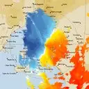 Live Adelaide Weather Radar - 128km - Doppler Wind