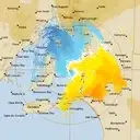 Live Adelaide Weather Radar - 128km - Doppler Wind