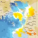 Live Adelaide Weather Radar - 128km - Doppler Wind
