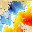Live Adelaide Weather Radar - 128km - Doppler Wind
