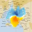 Live Adelaide Weather Radar - 128km - Doppler Wind