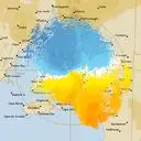 Live Adelaide Weather Radar - 128km - Doppler Wind