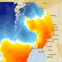 Live Adelaide Weather Radar - 128km - Doppler Wind