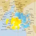 Live Adelaide Weather Radar - 128km - Doppler Wind