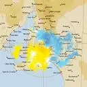 Live Adelaide Weather Radar - 128km - Doppler Wind