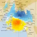 Live Adelaide Weather Radar - 128km - Doppler Wind