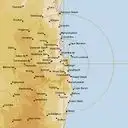 Live Brisbane Weather Radar - 256km - Rain Rate