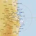 Live Brisbane Weather Radar - 256km - Rain Rate