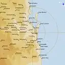 Live Brisbane Weather Radar - 128km - Rain Rate