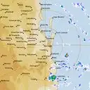 Live Brisbane Weather Radar - 128km - Rain Rate