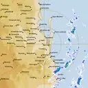Live Brisbane Weather Radar - 128km - Rain Rate