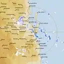 Live Brisbane Weather Radar - 128km - Rain Rate