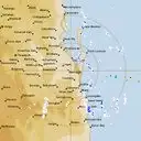 Live Brisbane Weather Radar - 128km - Rain Rate