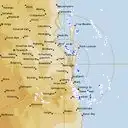 Live Brisbane Weather Radar - 128km - Rain Rate