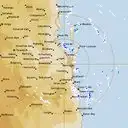 Live Brisbane Weather Radar - 128km - Rain Rate