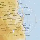 Live Brisbane Weather Radar - 128km - Rain Rate