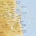 Live Brisbane Weather Radar - 128km - Rain Rate
