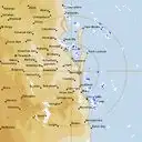 Live Brisbane Weather Radar - 128km - Rain Rate