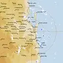Live Brisbane Weather Radar - 128km - Rain Rate