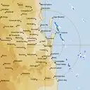 Live Brisbane Weather Radar - 128km - Rain Rate