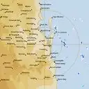 Live Brisbane Weather Radar - 128km - Rain Rate