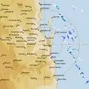 Live Brisbane Weather Radar - 128km - Rain Rate