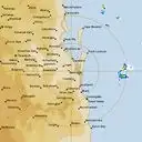 Live Brisbane Weather Radar - 128km - Rain Rate