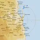 Live Brisbane Weather Radar - 128km - Rain Rate