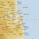 Live Brisbane Weather Radar - 128km - Rain Rate