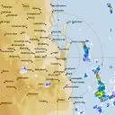 Live Brisbane Weather Radar - 128km - Rain Rate