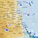 Live Brisbane Weather Radar - 128km - Rain Rate