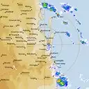 Live Brisbane Weather Radar - 128km - Rain Rate