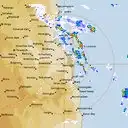 Live Brisbane Weather Radar - 128km - Rain Rate
