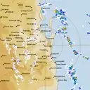 Live Brisbane Weather Radar - 128km - Rain Rate