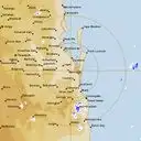 Live Brisbane Weather Radar - 128km - Rain Rate