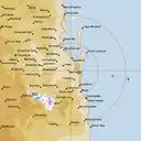 Live Brisbane Weather Radar - 128km - Rain Rate
