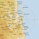 Live Brisbane Weather Radar - 128km - Rain Rate