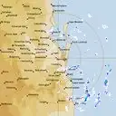 Live Brisbane Weather Radar - 128km - Rain Rate