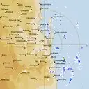 Live Brisbane Weather Radar - 128km - Rain Rate