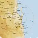 Live Brisbane Weather Radar - 128km - Rain Rate