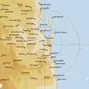 Live Brisbane Weather Radar - 128km - Rain Rate