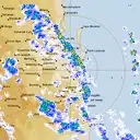 Live Brisbane Weather Radar - 128km - Rain Rate