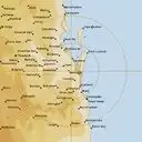 Live Brisbane Weather Radar - 128km - Rain Rate